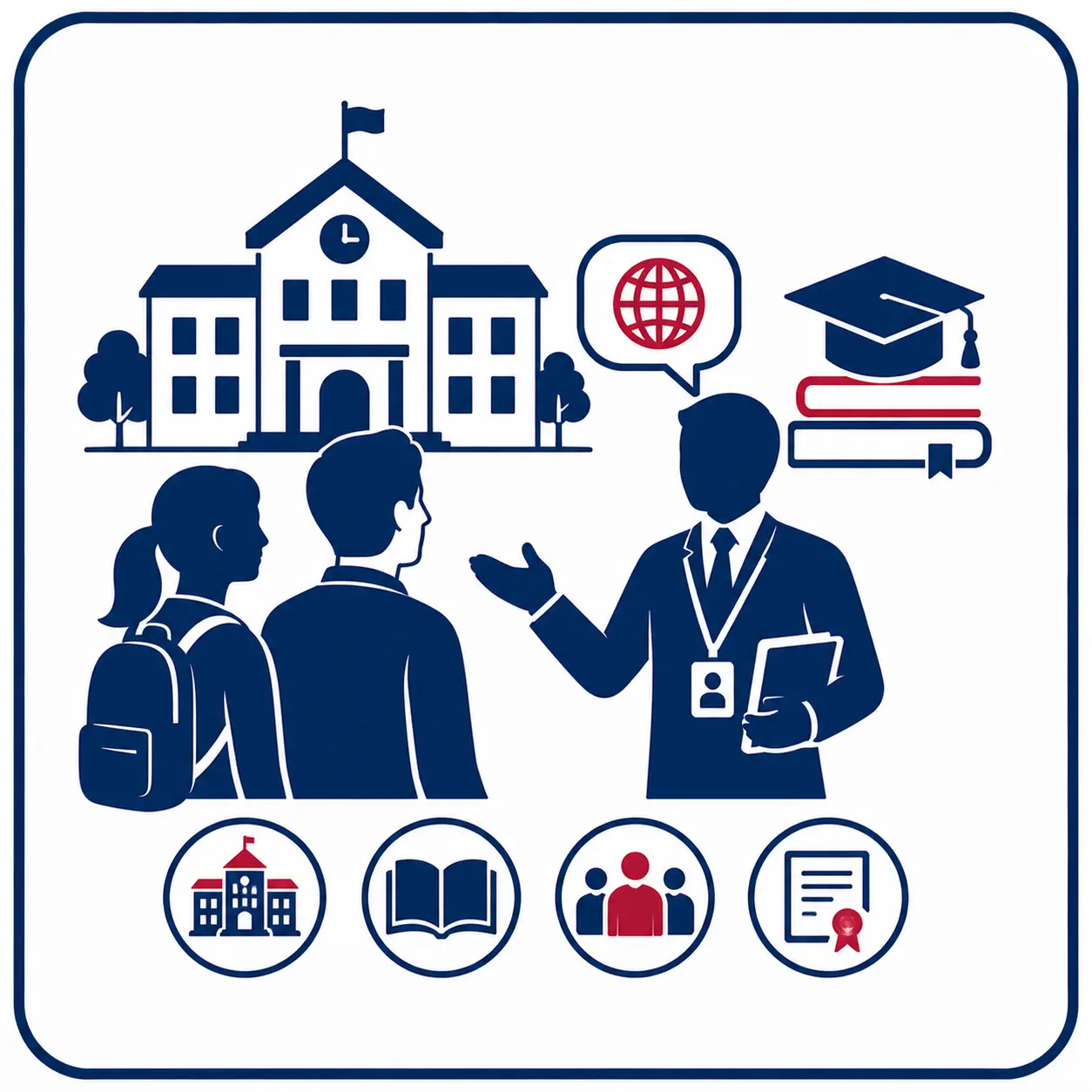 Təhsil müəssisələrinə səfərlərin müşayiəti - Universitetlər, məktəblər, tədris mərkəzləri və digər təhsil müəssisələrinə səfər edən xarici qonaqlar üçün müşayiət və tərcümə xidməti